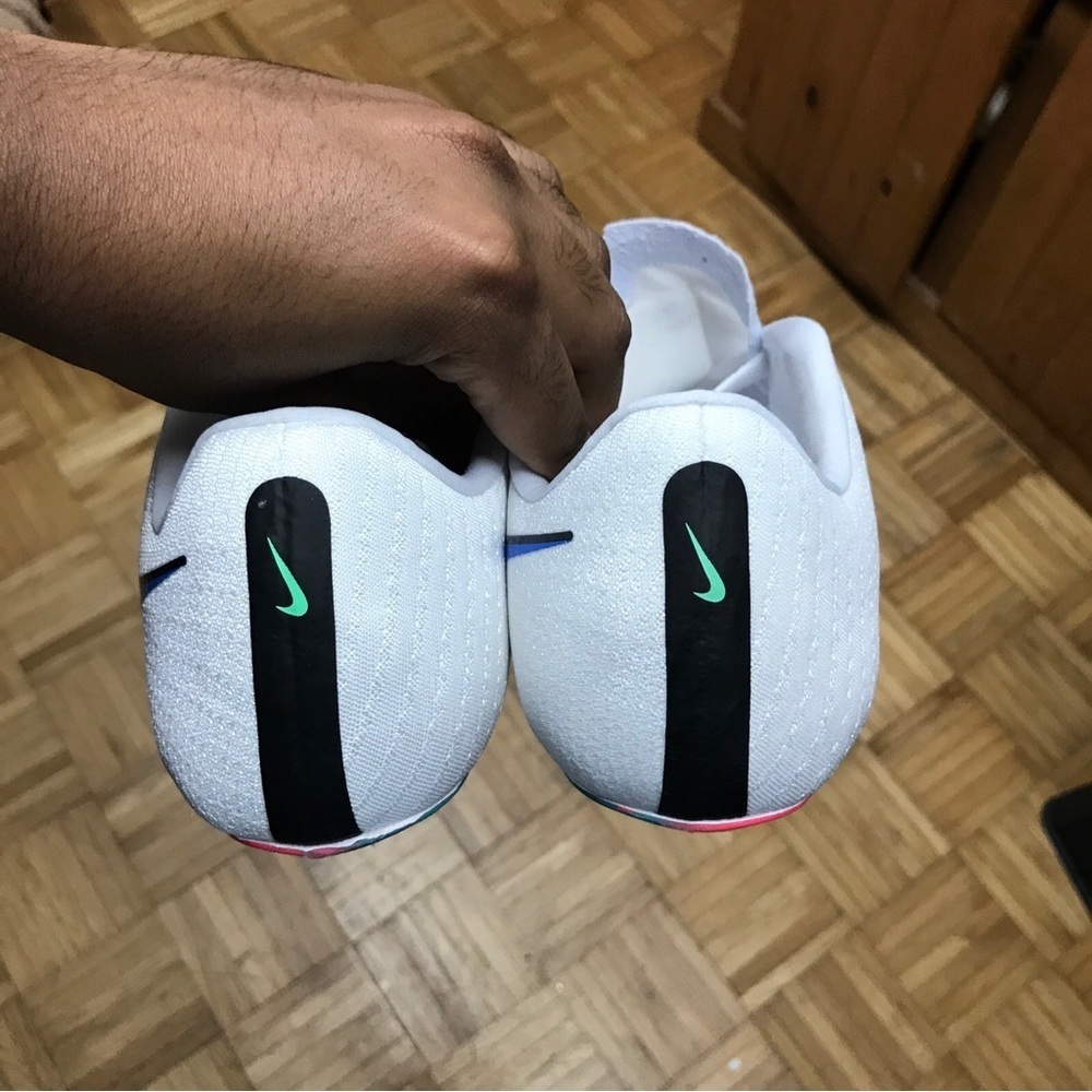 Nike Zoom JA Fly 3 Men's Track Shoes 'White Ombre' Size 12.5 (Missing Spikes) - Picture 3 of 11